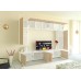 Living Armonia PAL Cappuccino Lucios - Varianta 1 cu sistem "PUSH TO OPEN"